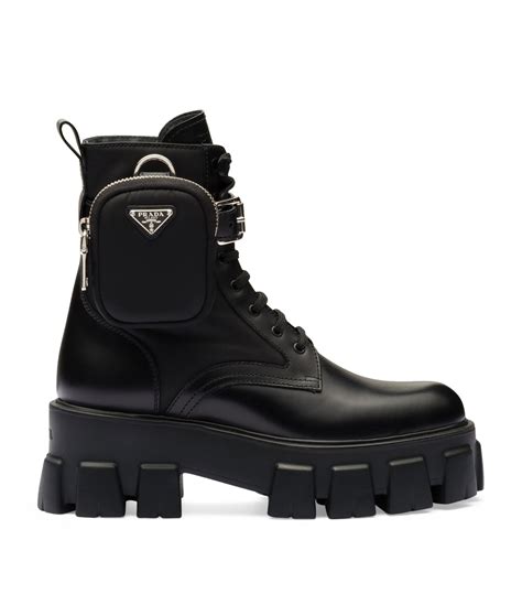 prada monolith boots womens